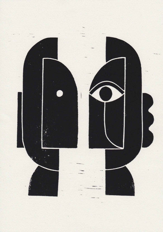 Linogravure - PREMIER REGARD