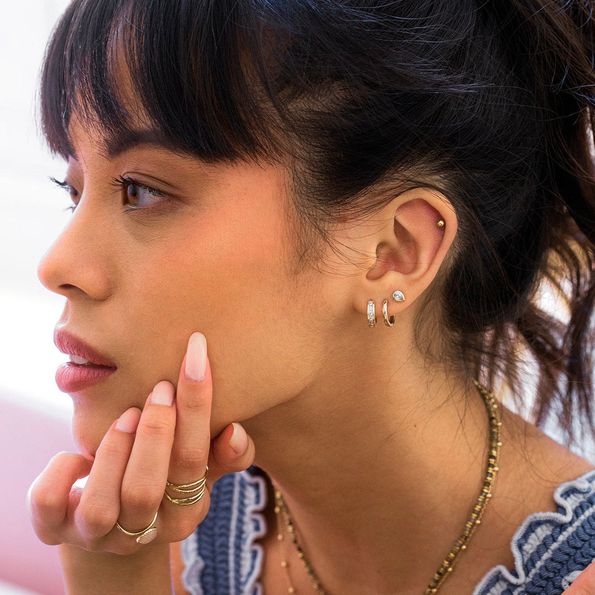 Boucles d'oreilles Goutte