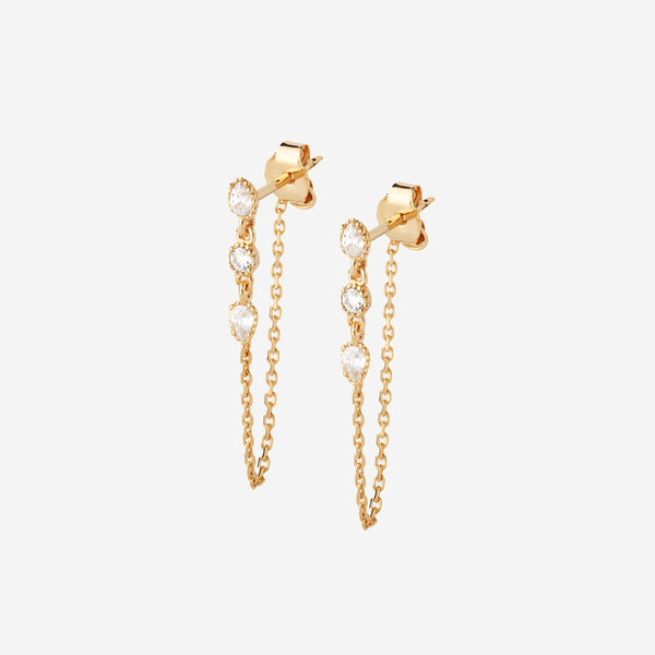 Boucles d'oreilles chaine Zeus
