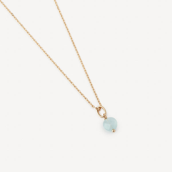 Collier Gaia Aigue Marine