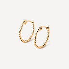 Boucles d'oreilles Tressée