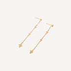 Boucles d'oreilles pendantes Étoile