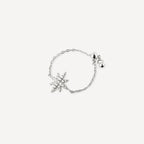 Bague chaine Étoile du Nord