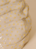 Vase CIRCUS Confettis M YELLOW (pièce unique)