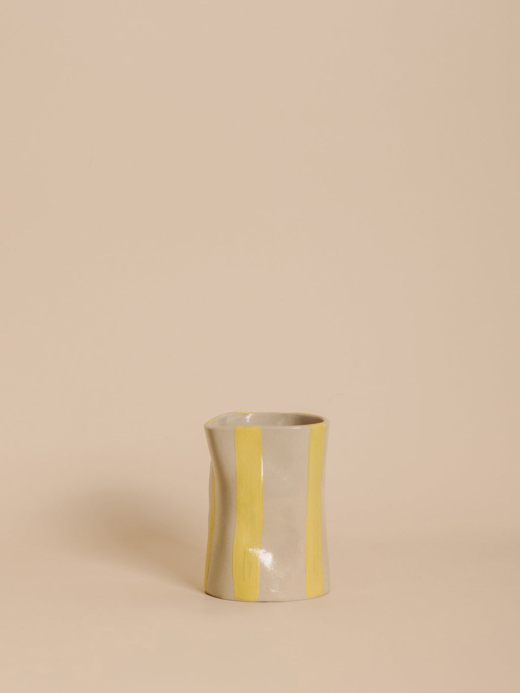 Vase CIRCUS rayé YELLOW