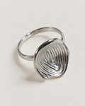 Bague nid en argent massif recyclé