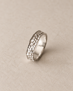 Alliance Cellule en argent massif 925 recyclé pour homme et femme