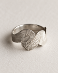 Bague Volute, Anneau zigzag en argent massif recyclé