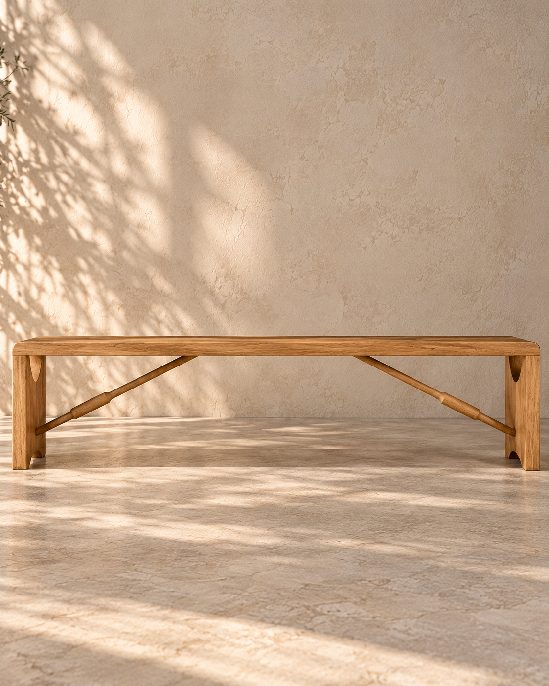 The Bamba wooden bench