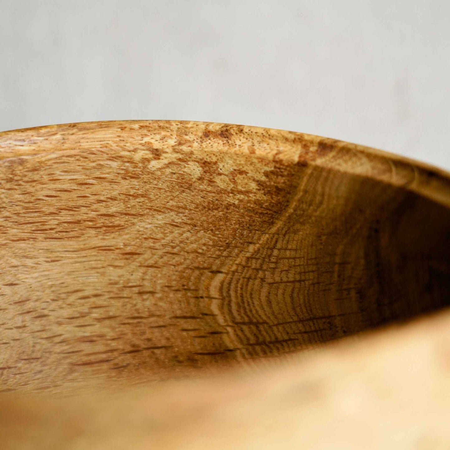 Bol en bois fait-main - Onde tannée