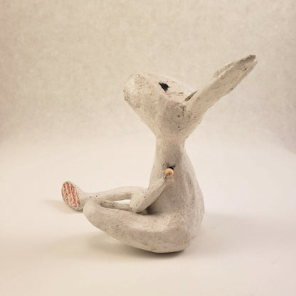 Sculpture - Le lapin blanc