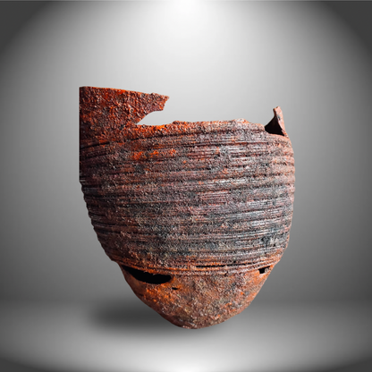 Vase en bois - Tesson strié