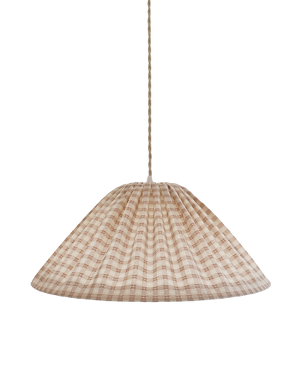 Suspension conique vichy Malala "petits carreaux"