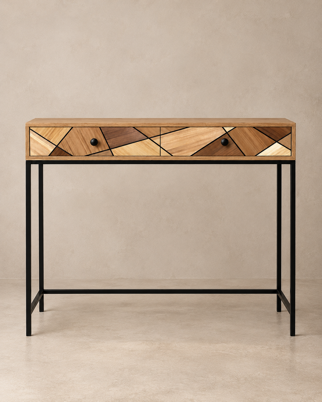Oak Colors Console Table