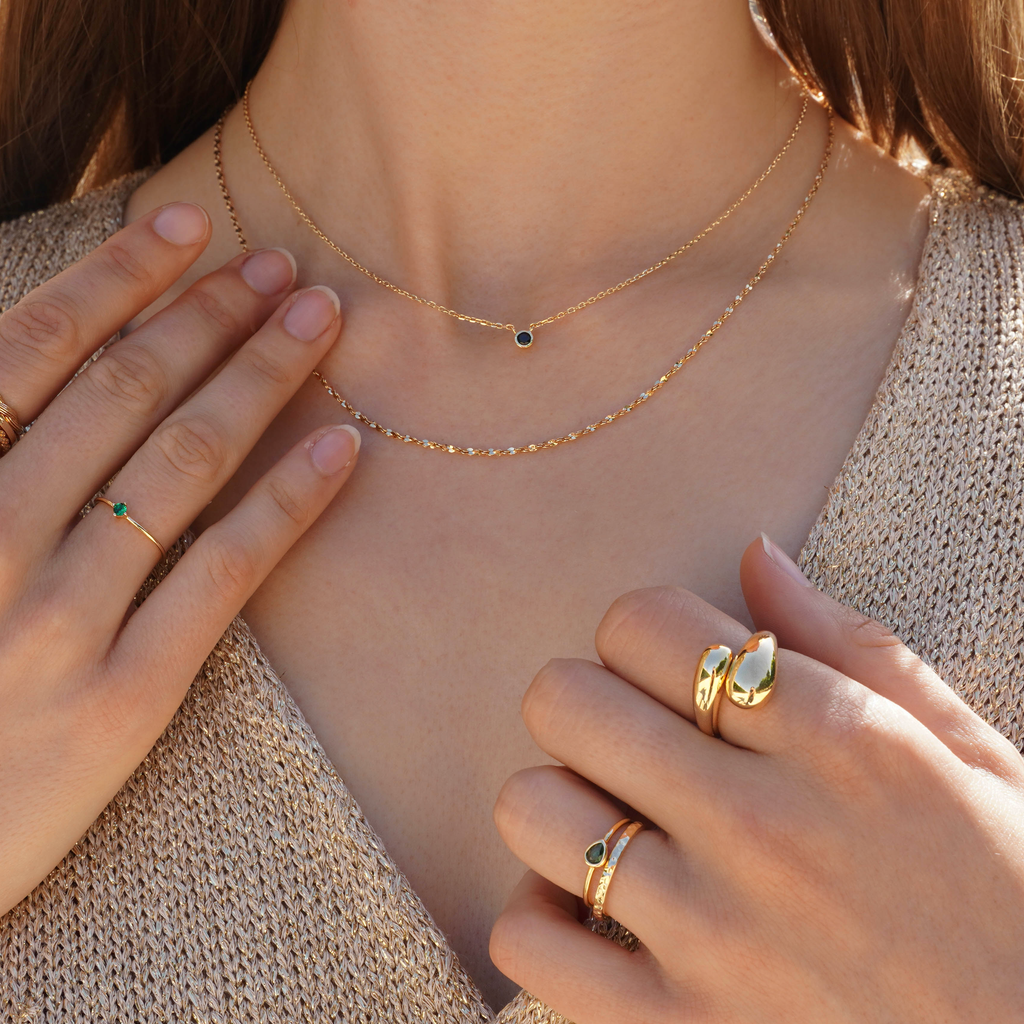 Collier Éclat noir