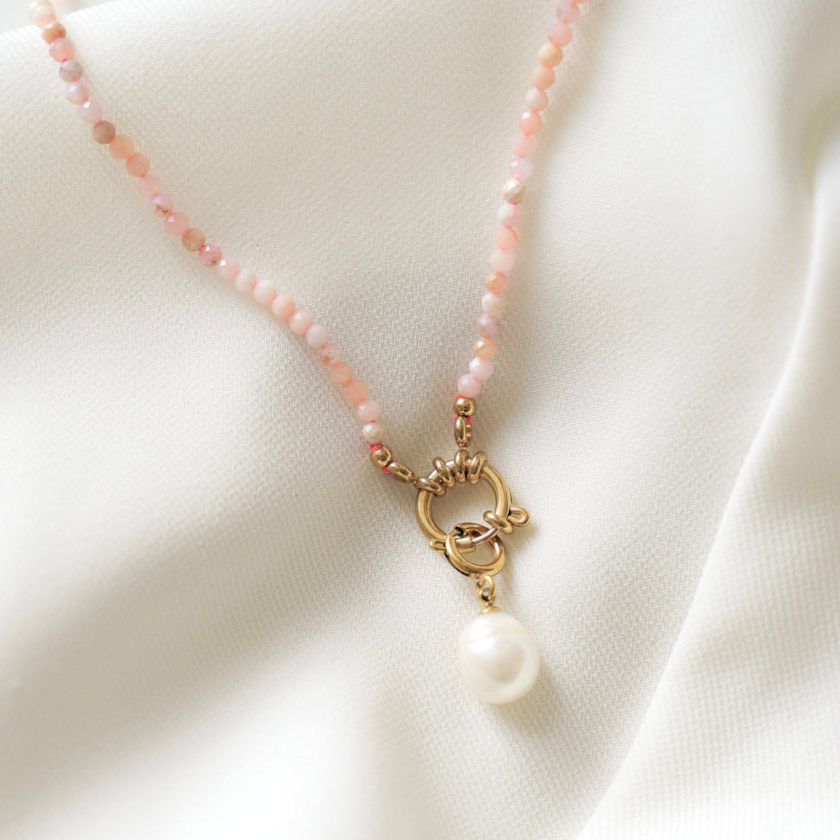 Collier Rhodonite