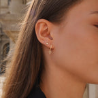Boucles d'oreilles Croix