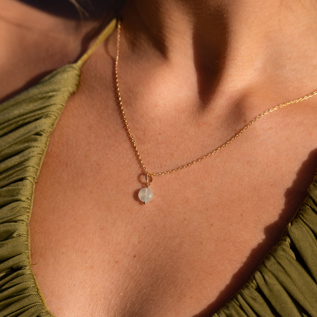 Collier Gaia Aigue Marine