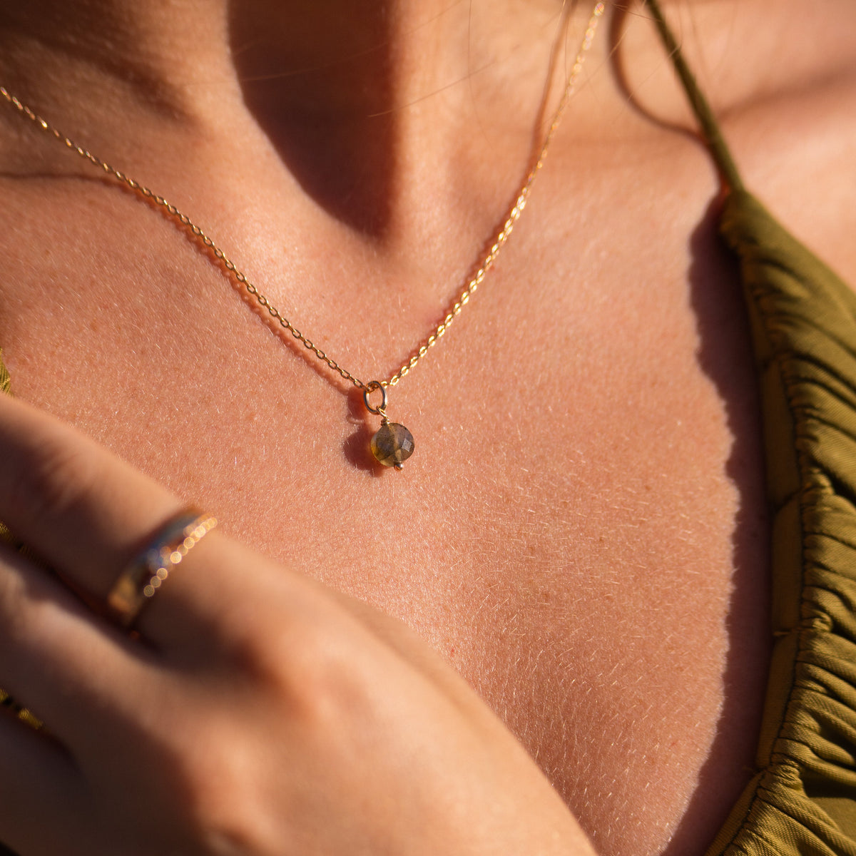 Collier Gaia Labradorite