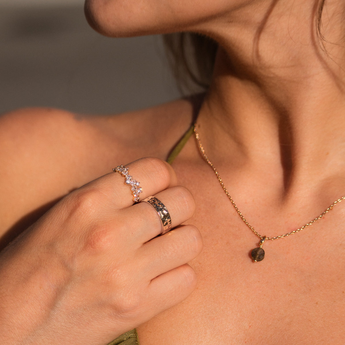 Bague Martelée