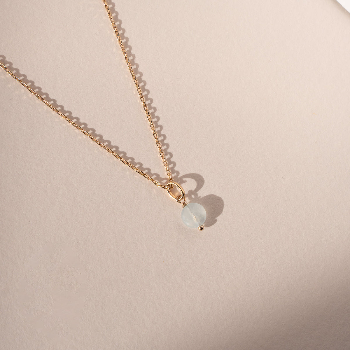 Collier Gaia Aigue Marine