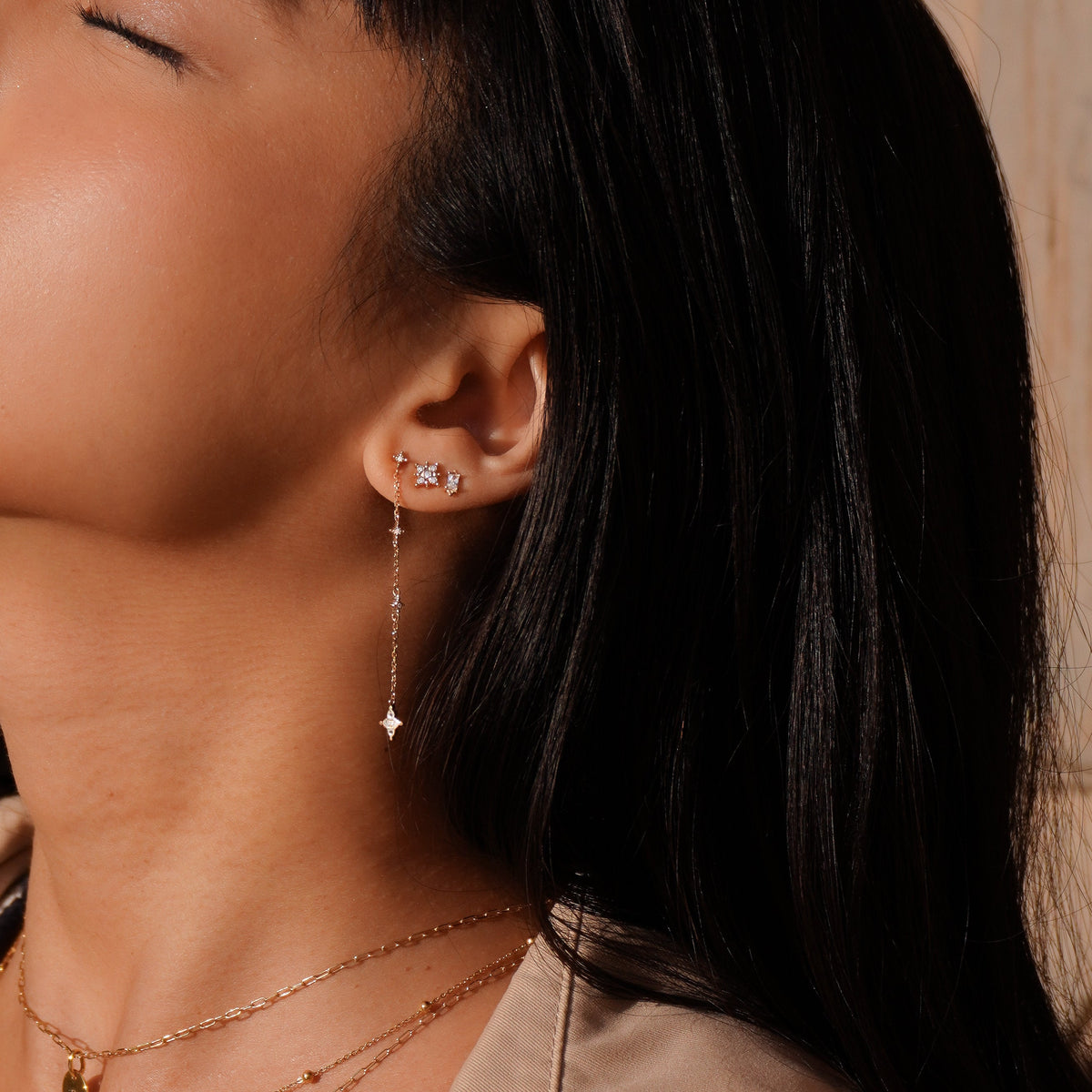 Boucles d'oreilles Lumière