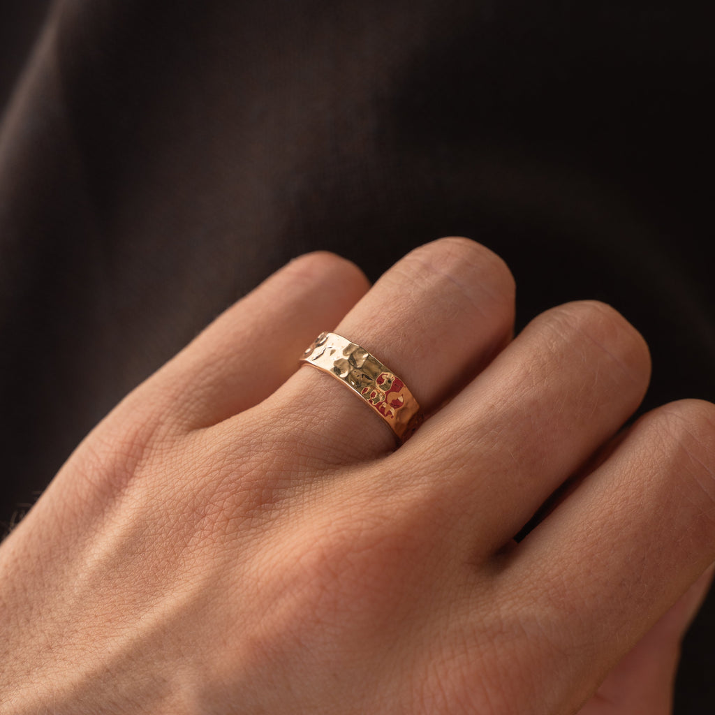 Bague Martelée