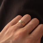 Bague Martelée