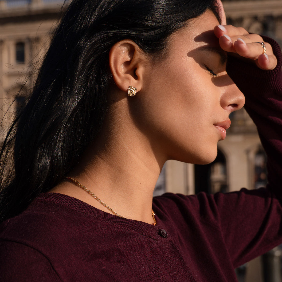 Boucles d'oreilles Océan