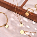 Collier fin Médaille