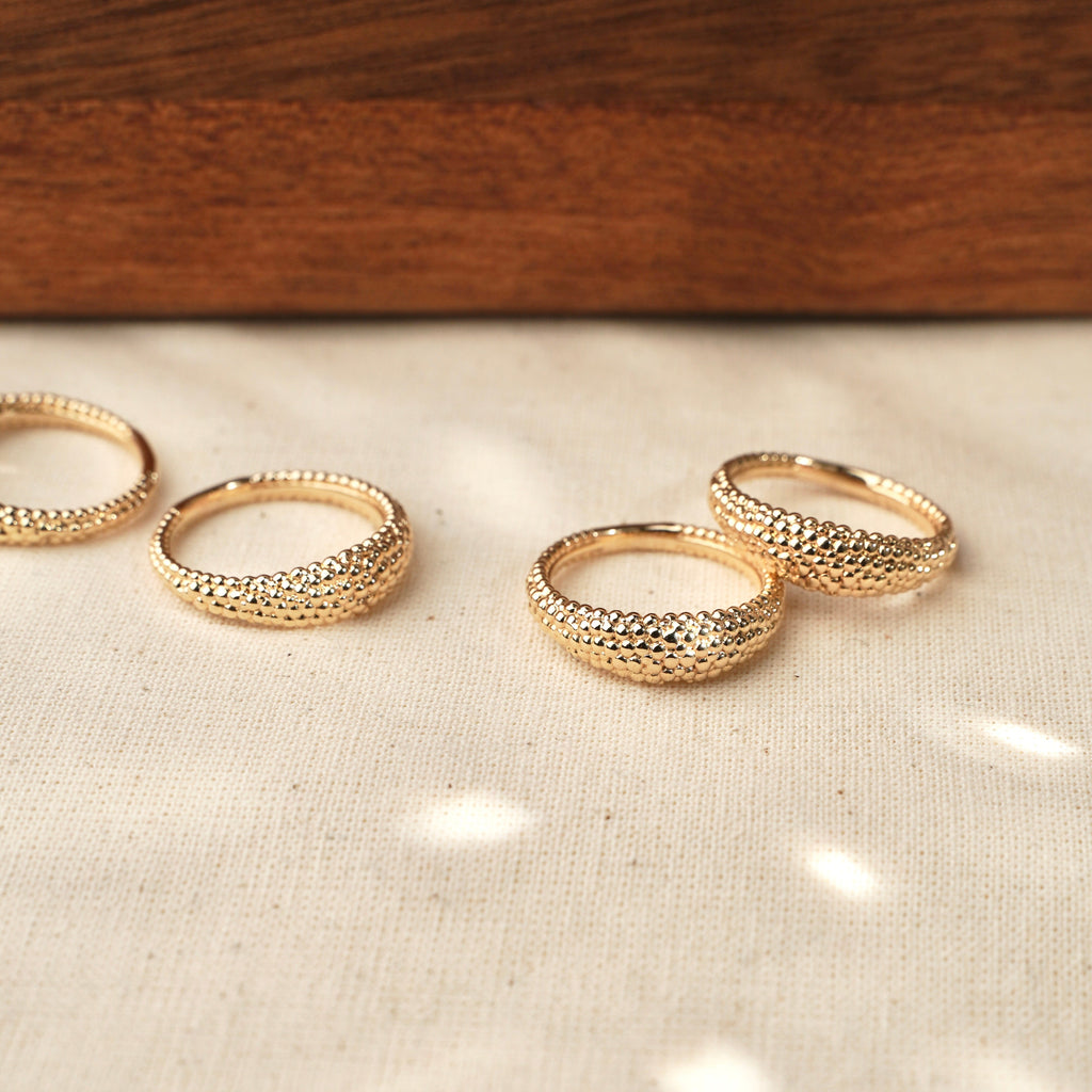 Bague Perlée