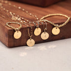 Collier initiale personnalisée