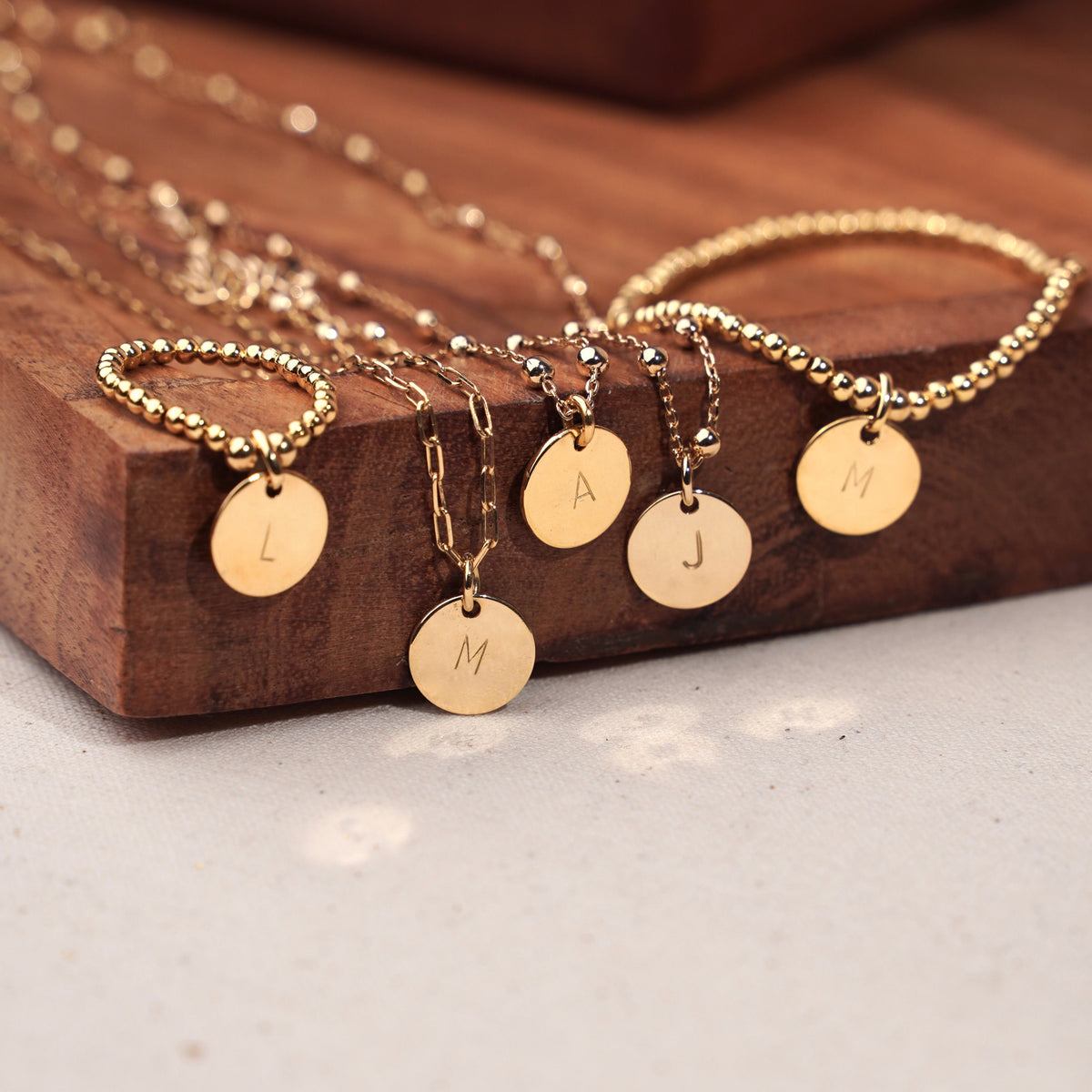 Collier initiale personnalisée