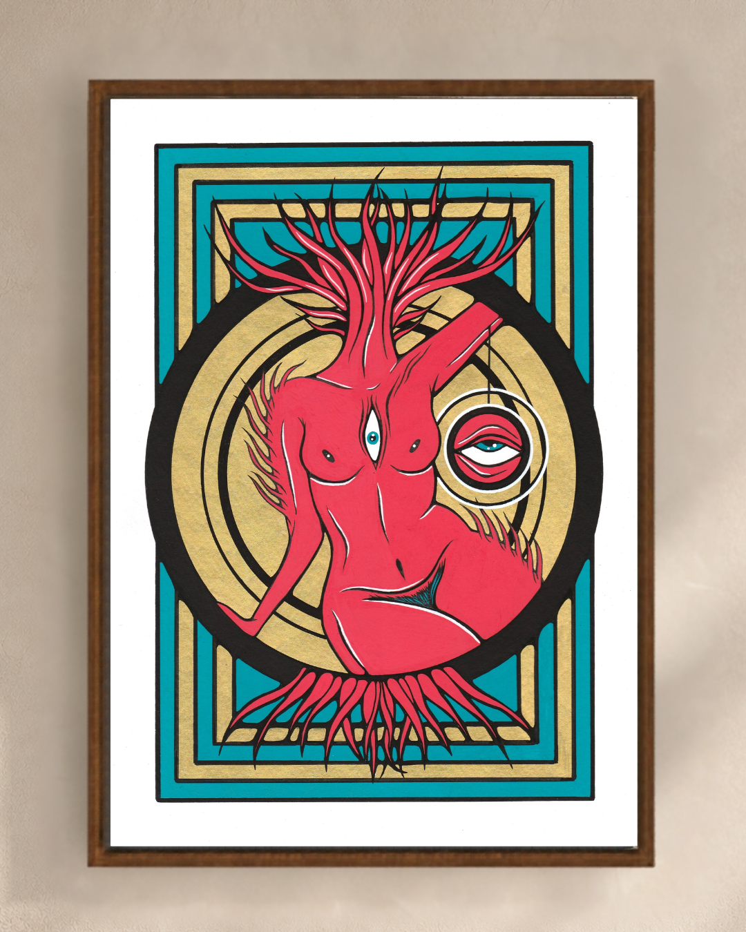 Illustration - L'oeil et la créature