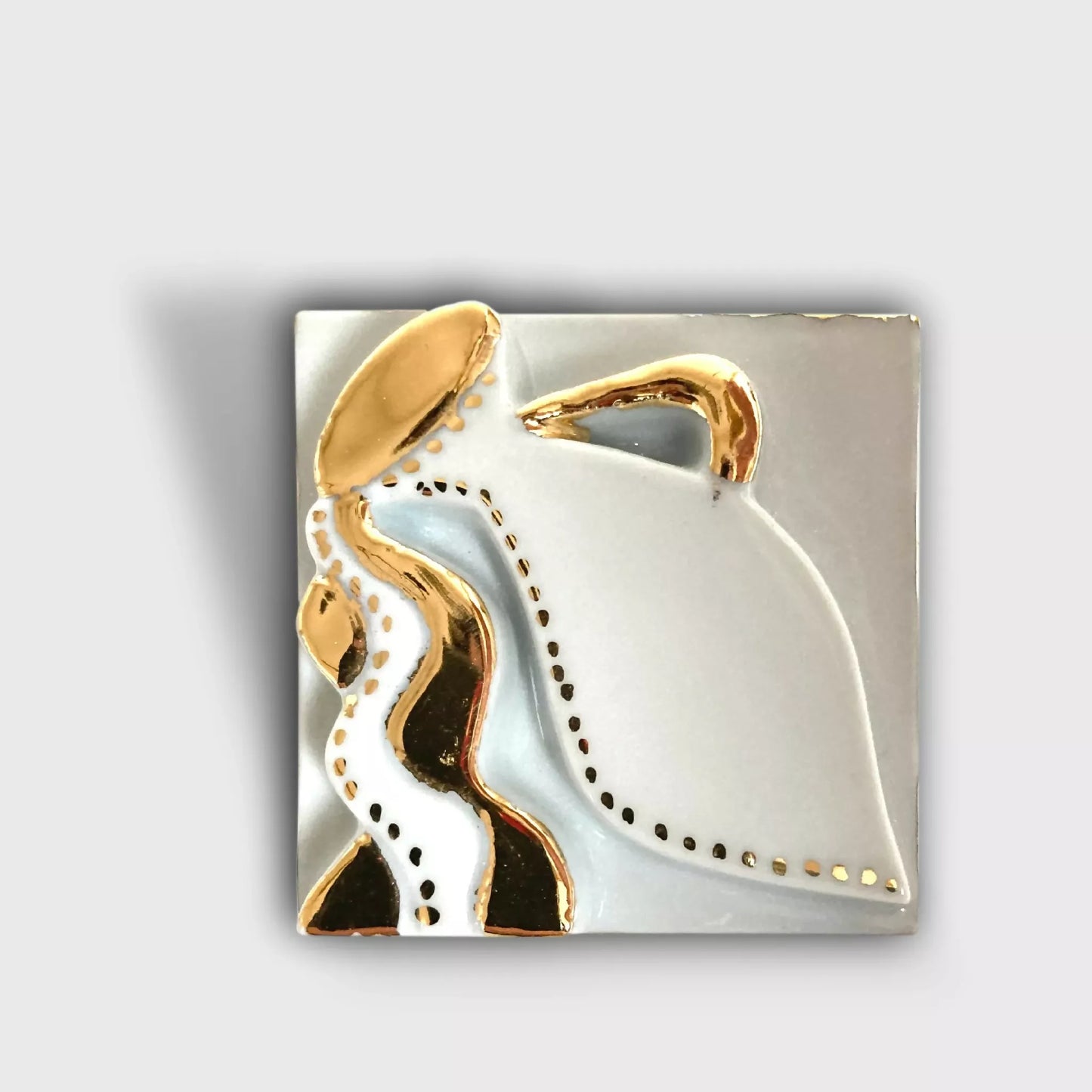 Boite à bijoux "Verseau" en porcelaine
