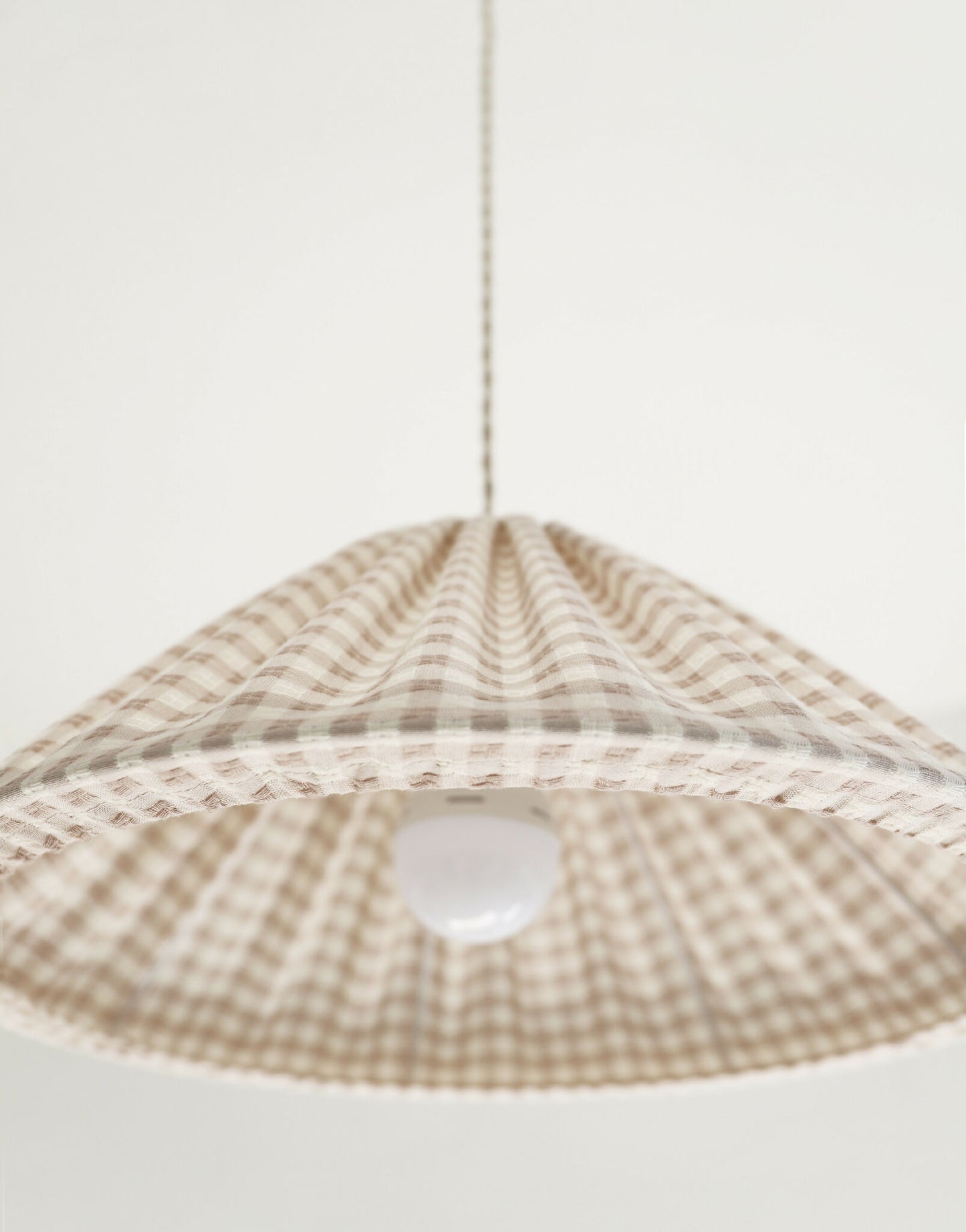 Suspension conique vichy Malala "petits carreaux"
