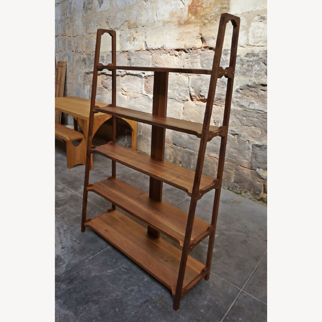 Etagere bibliotheque bois massif artisanat francais mobilier en bois