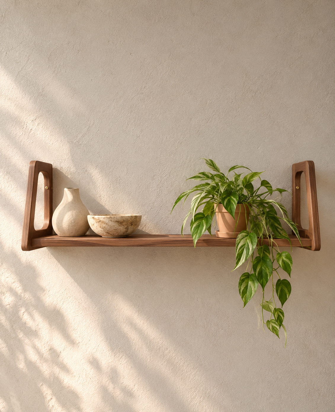 Single wall shelf
