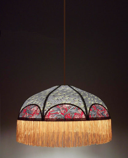 Suspension rétro "Emiliana" en papier japonais.