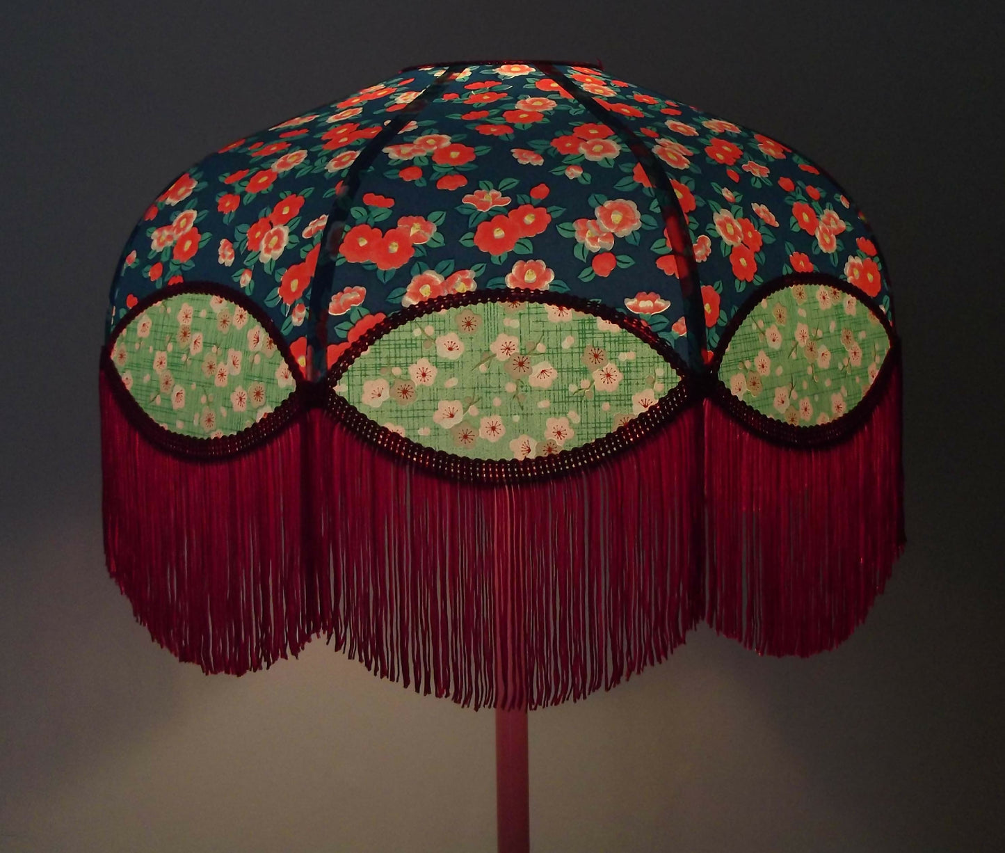 Abat-jour rétro "Malina" en papier japonais.