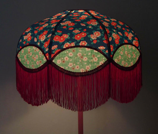 Abat-jour rétro "Malina" en papier japonais.