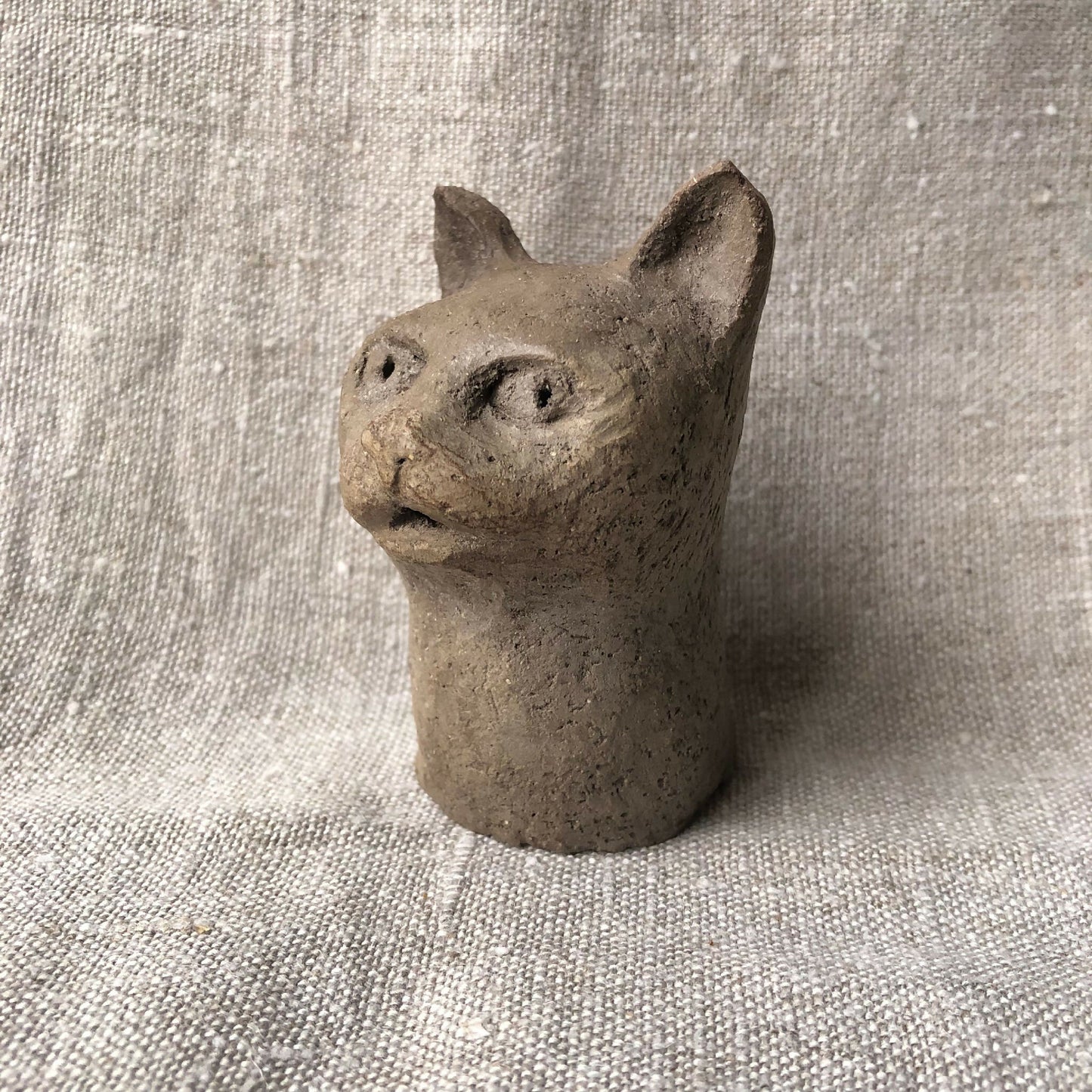 Sculpture en argile - Petit chat #2