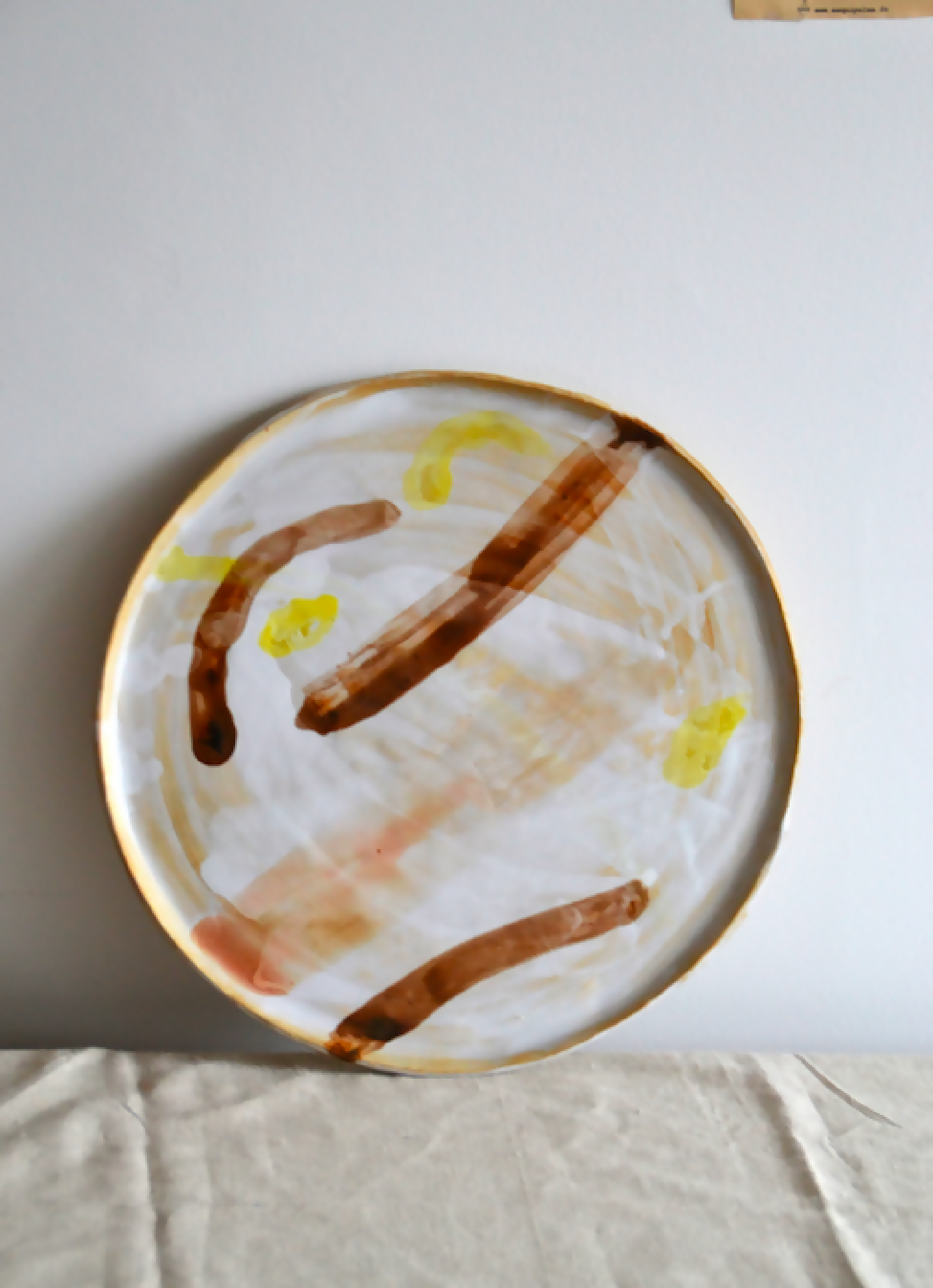 Plateau artisanal en céramique - Motif 4 – Mirette