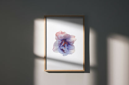 Affiche fleur - Azalée#1- Riso - A3 - 42 x 29,7 cm