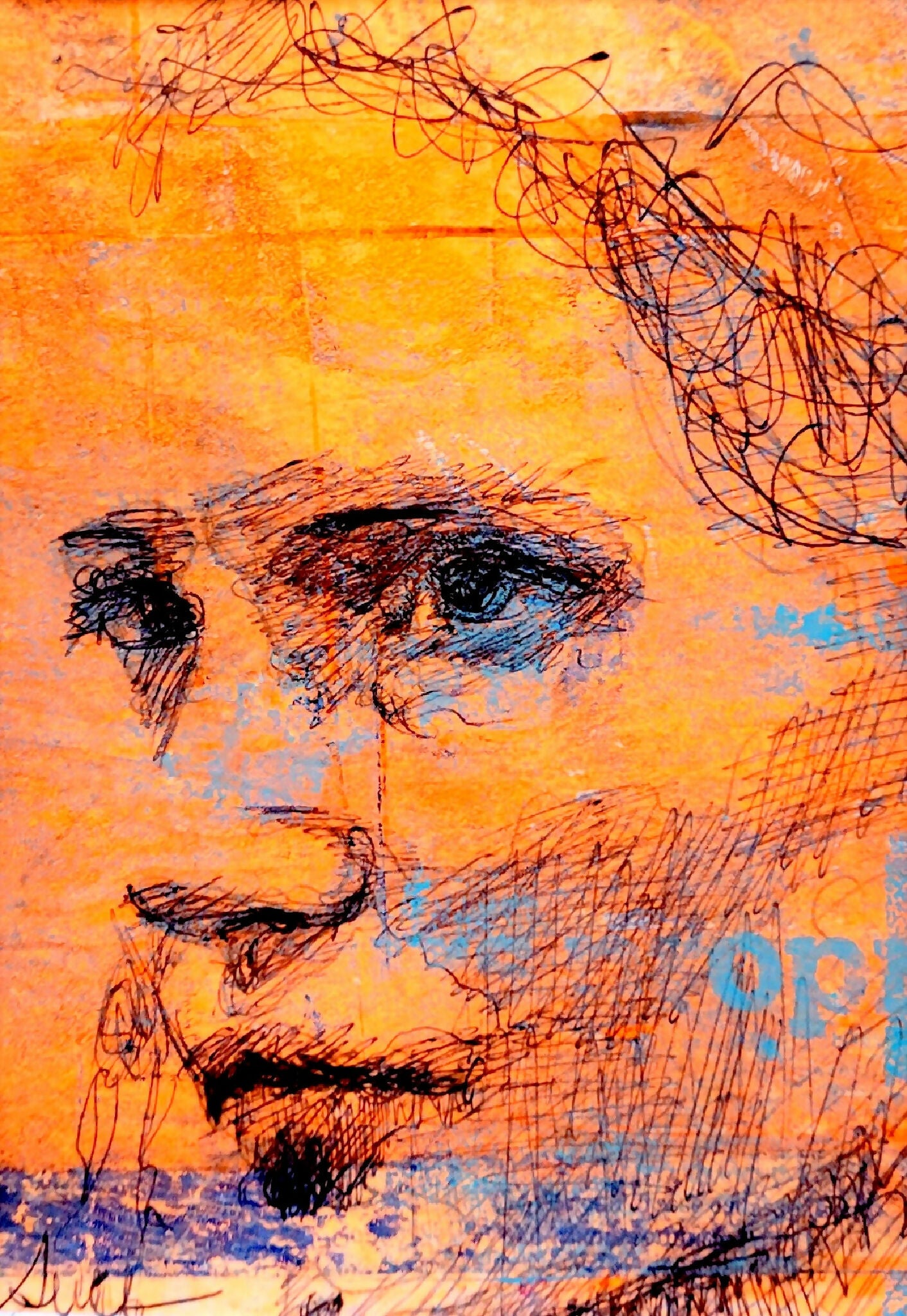 orange cadeau portrait