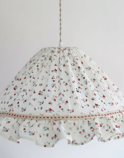 Suspension conique avec volant Emilia "tiny flowers"