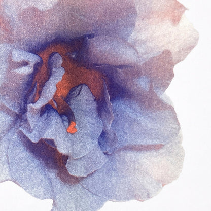 Affiche fleur - Azalée#1- Riso - A3 - 42 x 29,7 cm