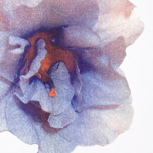 Affiche fleur - Azalée#1- Riso - A3 - 42 x 29,7 cm