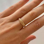 Bague Perlée