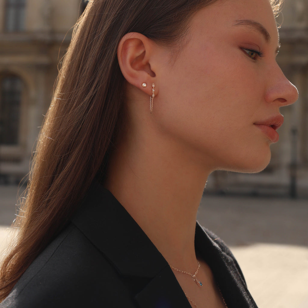 Boucles d'oreilles Zircon